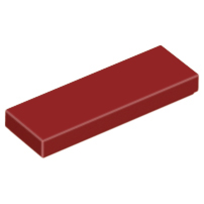 Tegel 1x3 Dark Red